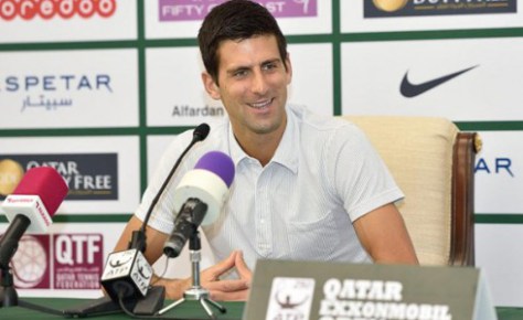 Novak Djokovic doha 2015. photo credit novakdjokovic.com 